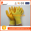 Nylon amarillo con guante de nitrilo amarillo Dnn346